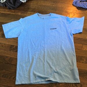 Patagonia Blue Short Sleeve Tee Casual Crew Neck